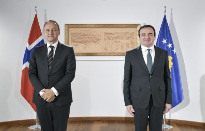Kurti dhe ambasadori i Norvegjise
