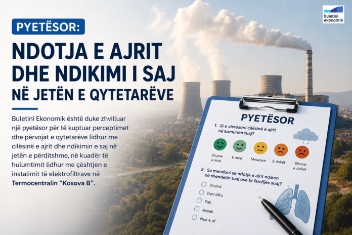 ndotja e ajrit në Kosovë